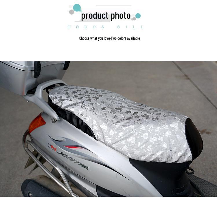 Vanntett motorsykkelsetetrekk i skinn - Varmeisolert, sklisikkert, soltett for alle årstider, elektrisk scooter/batteribil.