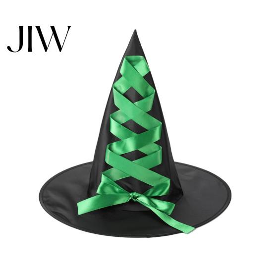 Creative Halloween Witch Hat, Reusable Oxford Cloth Pointed Wizard Hat for Costume, Carnival, Masquerade, Cosplay Party Stage Performance Costume