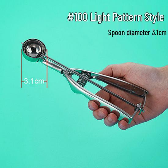 INOX 304 Stainless Steel Ice Cream Scoop/Baller for Hotels & Cafeterias