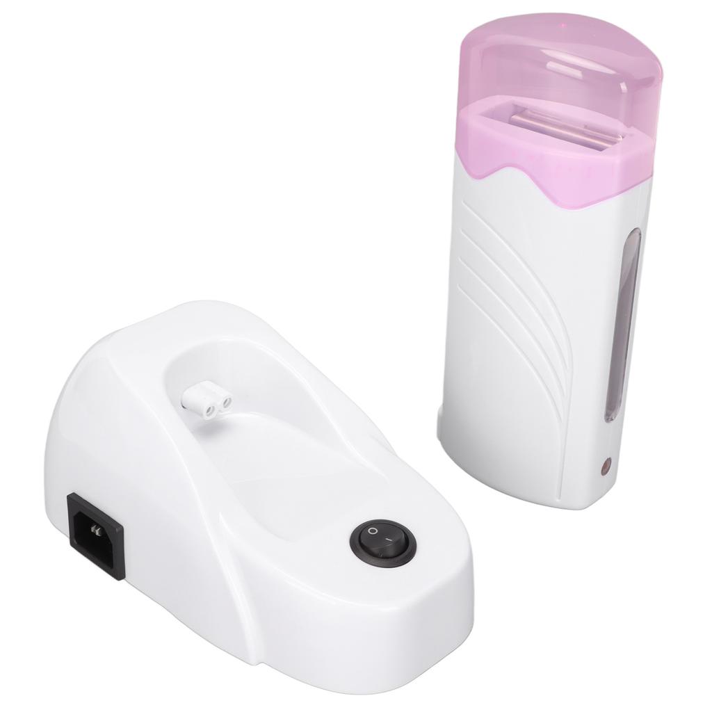 Wax Heater Machine Depilatory Roll Portable Wax Hair Removal Device with Heater Base EU Plug 220V