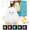 Pear-shaped Silicone Night Lamp. Pear Lamp for Children.