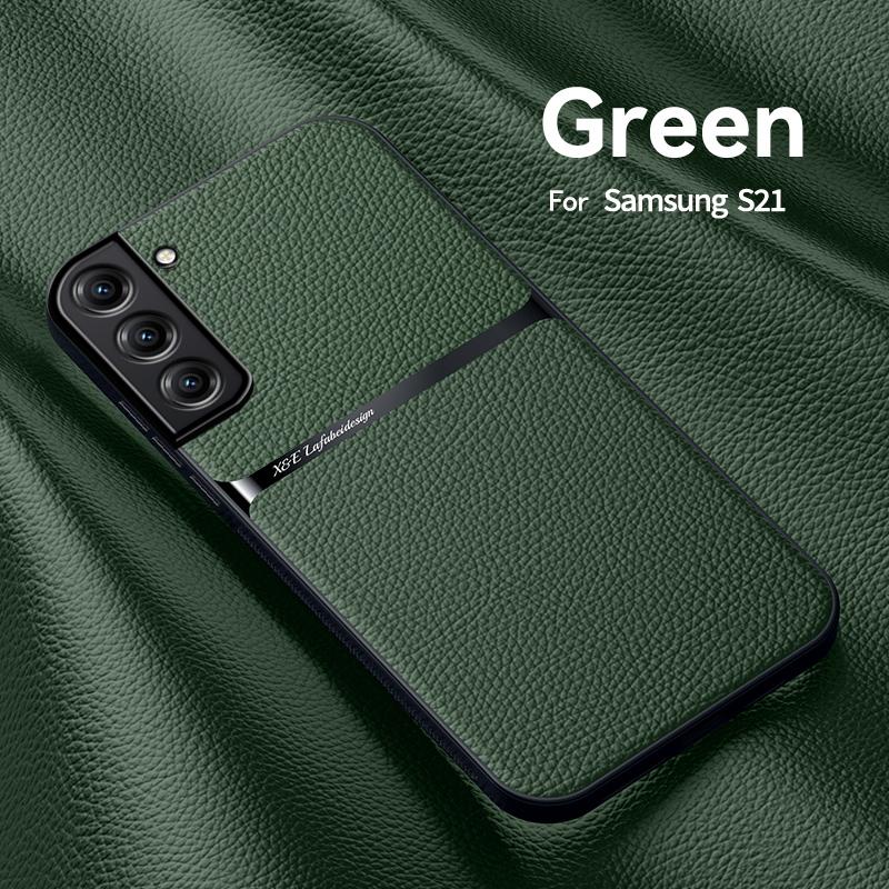 Luxury Magnetic Leather Solid Color Phone Case For Samsung Galaxy A54 A52 A53 A25 A34 A52S M34 S21 Shockproof Back Cover