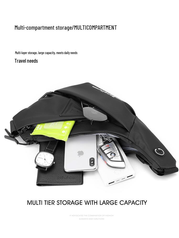 Men's Trendy Cross-border Messenger & Shoulder Bag for Outdoor Travel