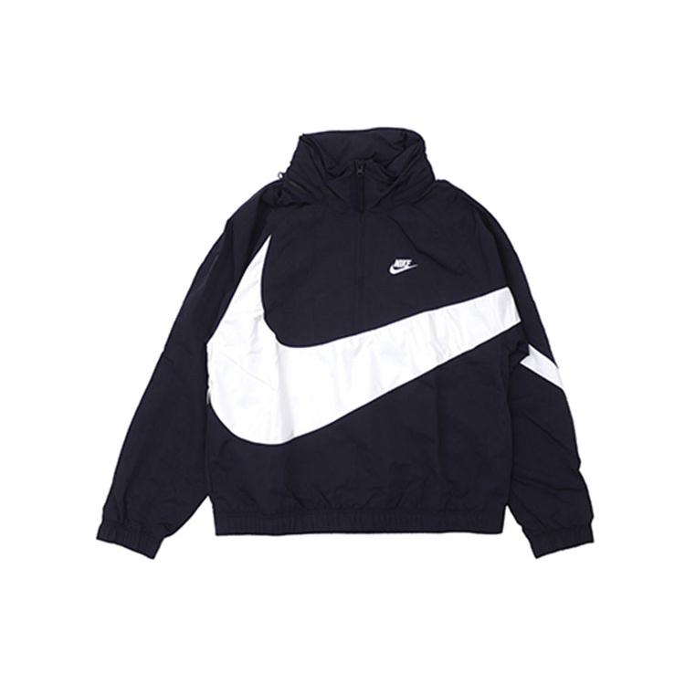 Nike Jackets Men's Black Stand Collar Moderate Other AJ1404-010