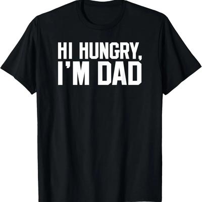 Hoi Hongerig, ik ben Papa _ Grappige Papa Grap T-shirt _ Vaderdag
