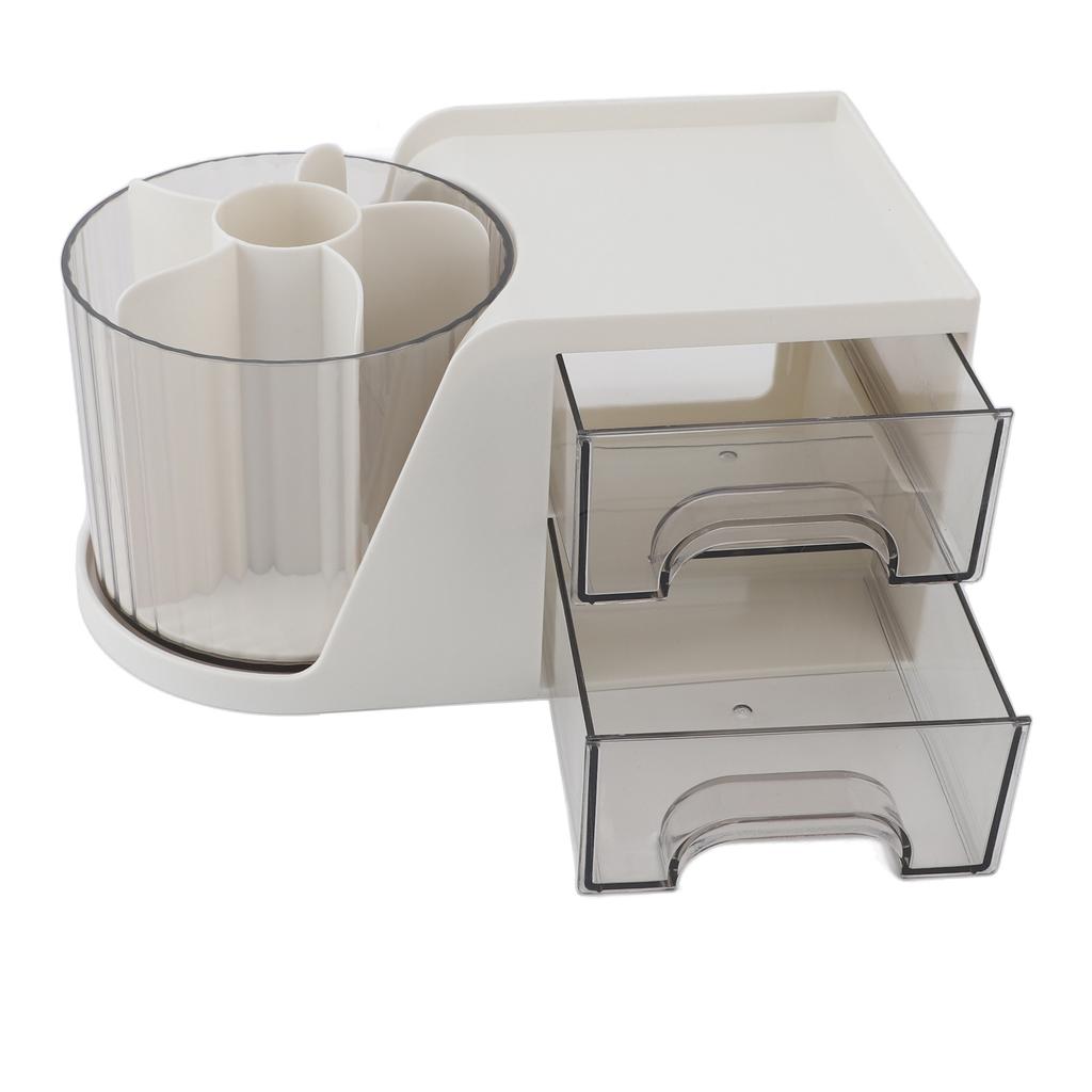 Desktop   Drawer Type Rotatable Multifunctional Stationery Holder Cosmetics Storage Box
