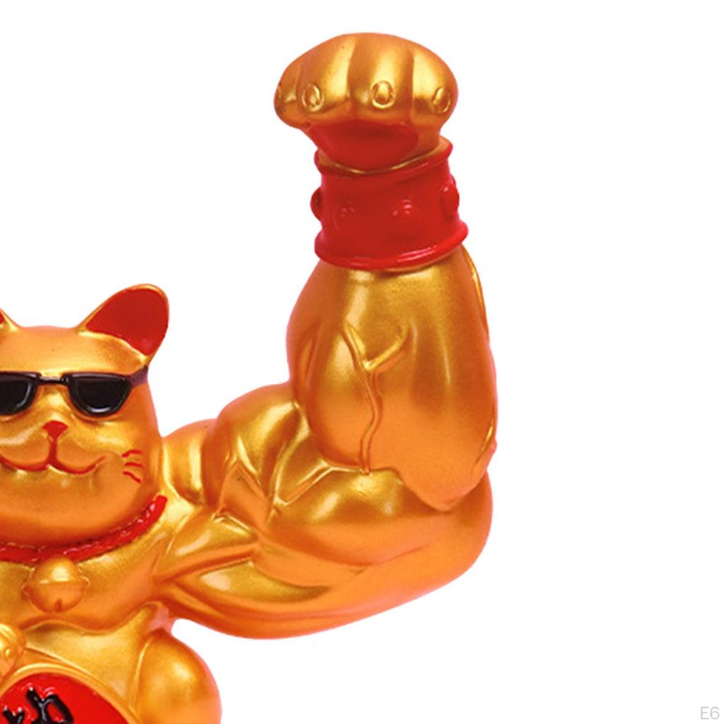 Figurine Feng Shui Strong Muscle Ornaments Brings Shopwindow Office Desk Top Wealth Sculpture