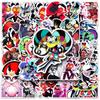 10 30 50Pcs Helluva Boss Anime Stickers Decoration Cartoon Graffiti Sticker For Kids Toy Phone Suitcase Guitar Waterproof Decal