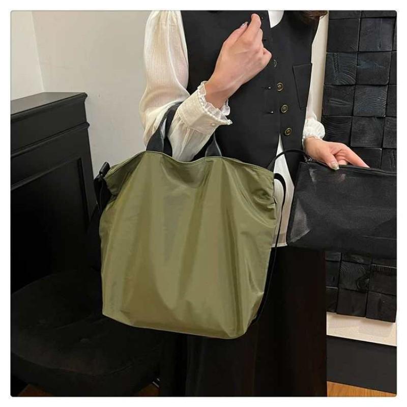 

Hand-carrying Bag Fashionable All-matching Shoulder Large Capacity Tote Class Commuting Cross-body 40x13x34 зелений