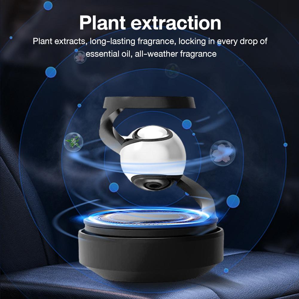Solar Car Air Freshener Interstellar Suspension Spin Car Perfume Car Deodorant Aromatherapy Diffuser Car Interior Accessories