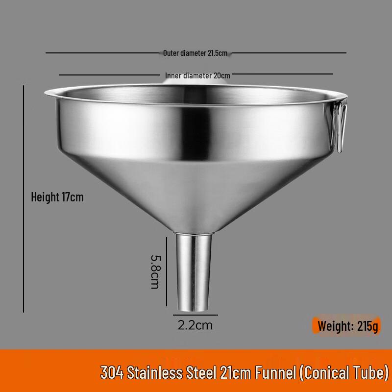 Stainless Steel Wide Mouth Funnel