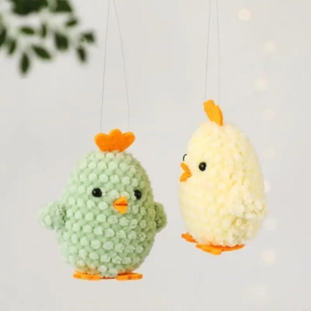 Colorful Easter Chick Decoration Cute Chick Figurine Animal Pendant  Birthday Gifts