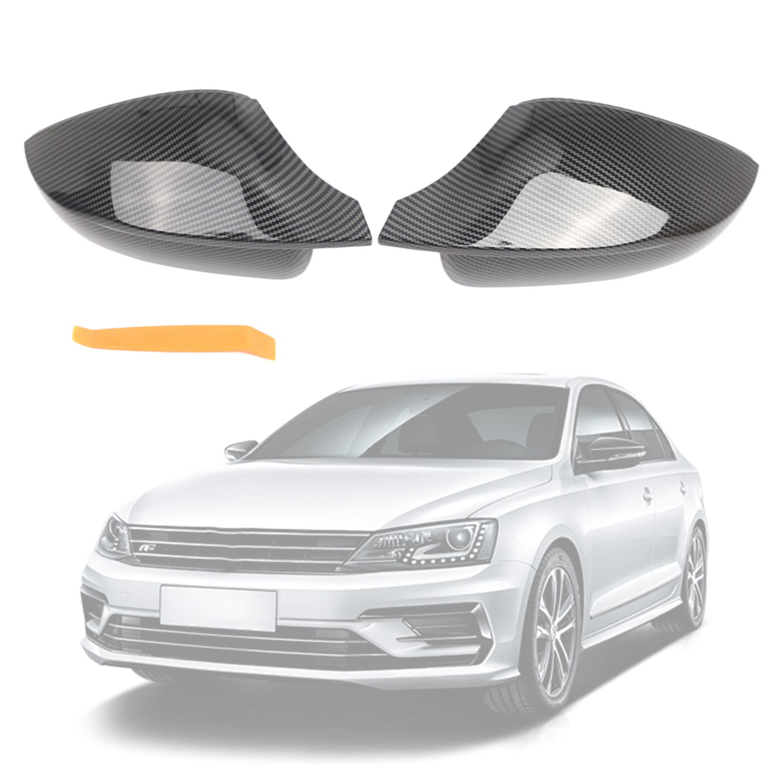 

1 Pair Carbon Fiber Pattern ABS Side Mirror Cover for VW Polo MK5 2009-2017 Door Mirror Covering Caps 6R0857537B 6R0857538B China Mainland
