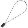 Emporio Armani Necklace Pendant Black [Used]