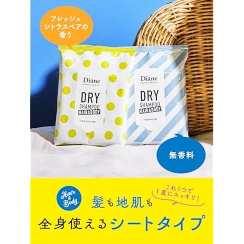 Diane Diane Dry Shampoo Sheets (12 Sheets) + BODY Plus Body Perfect Beauty, 1 Piece