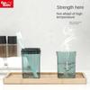 Travel Wash Cup Portable Mouthwash Cup Transparent Brushing Cup Tooth Tank Set Washing Toothbrush Toothpaste Toothbrush Box