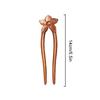 1pc U-Shaped Vintage Style Rabbit Deer Women Wood Hair Accessories Butterfly Flower Hair Stick Hairpin