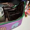 Sturdy Polyester Makeup Bag for Women Multiple Compartment Cosmetic Organizers Waterproof Portable Carry Case Use