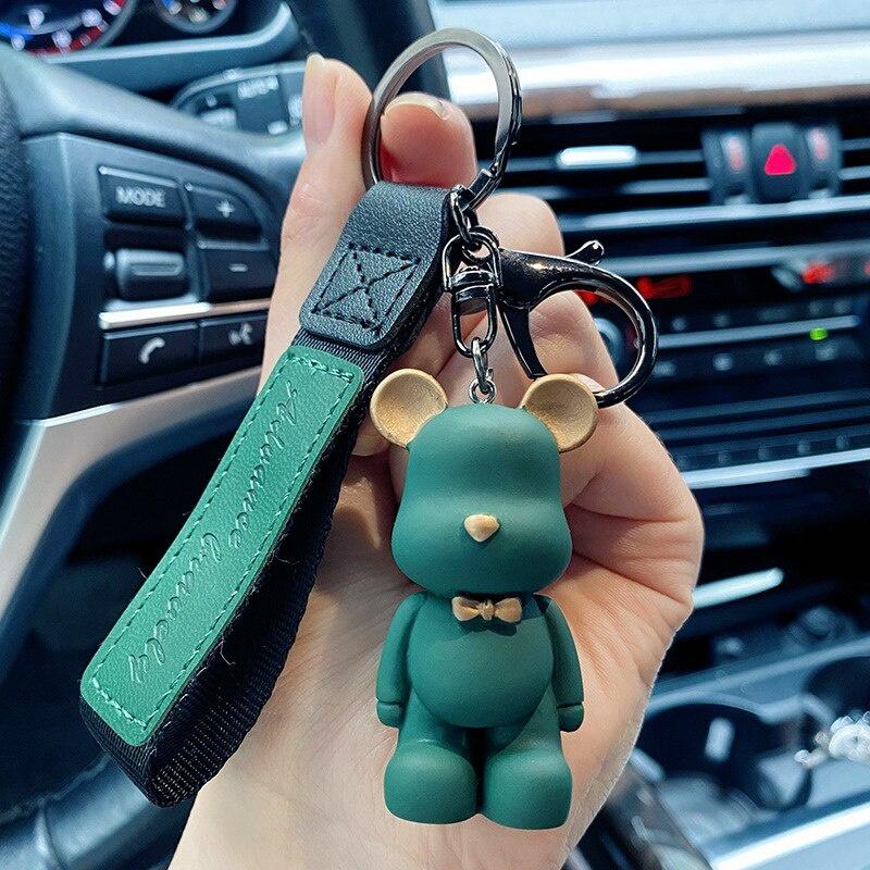 Cute Bear Keychain Pendant Charm Colorful Car Bag Handbag Keyring For Women Gift Cute Bear Keychain Pendant Charm Colorful Car Bag Handbag Keyring For Women Gift