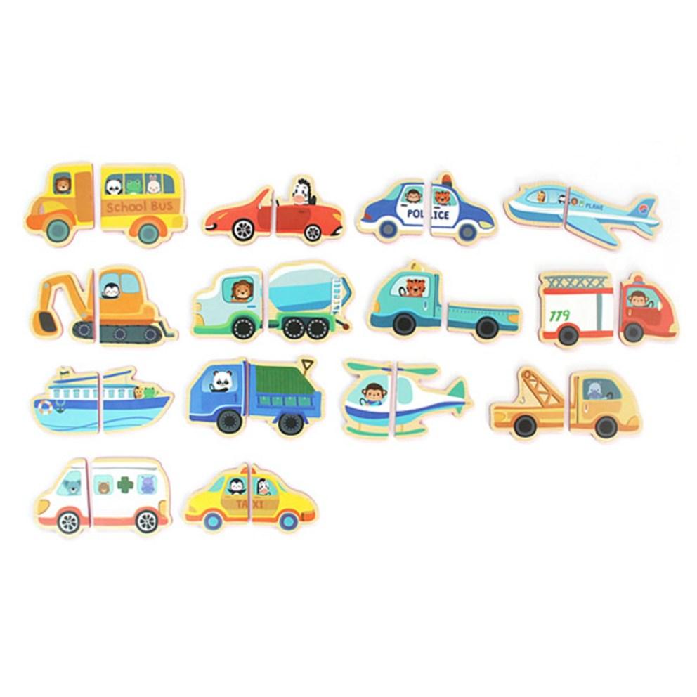 Momsboard Transportation Vehicle Magnetic Board Puzzle