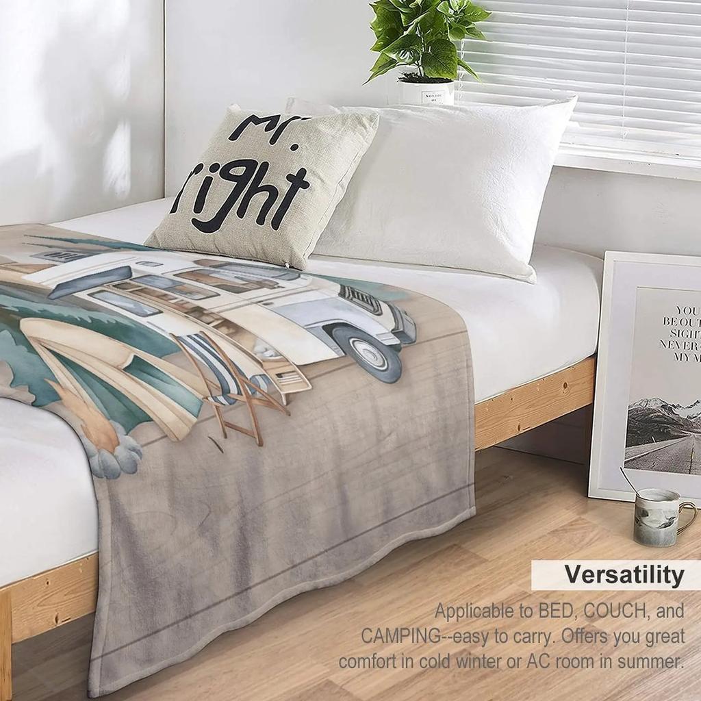 Stylish And Comfortable Blanket for Camping Adventures, Perfect for Adding a Cozy Touch to Your Living Room