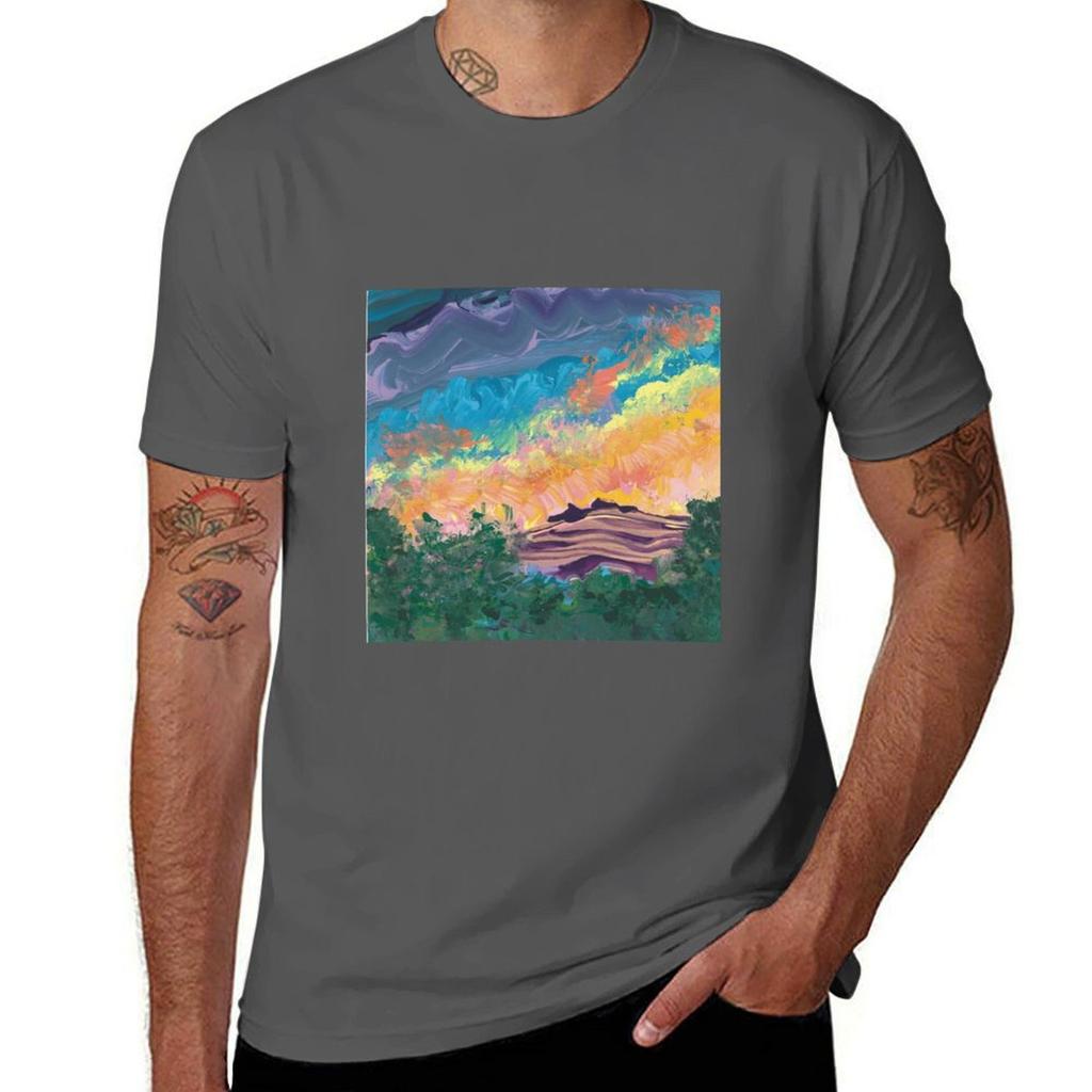 Mountains and Trees TShirt t shirts for man slim fit t shirts for man graphic tees TShirt