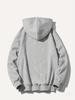 Emo Hairstyle Capybara Graphic Print Hoodie Funny Meme Hip Hop Sport Casual Loose Streetwear Sweatshirt