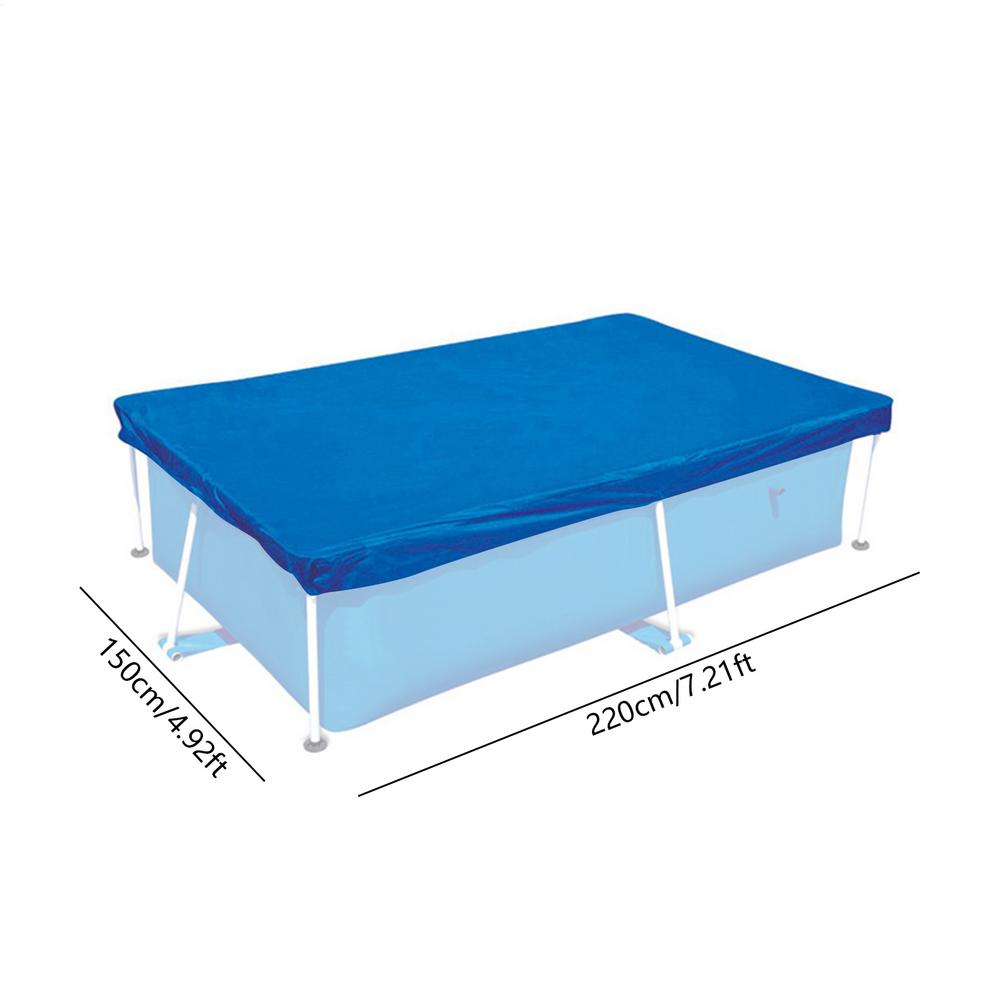 Weatherproof Winter Pool Cover Rainproof Dust Cover Rectangular Pool Heating Cover Summer Tub Film Heat Retaining Blanket