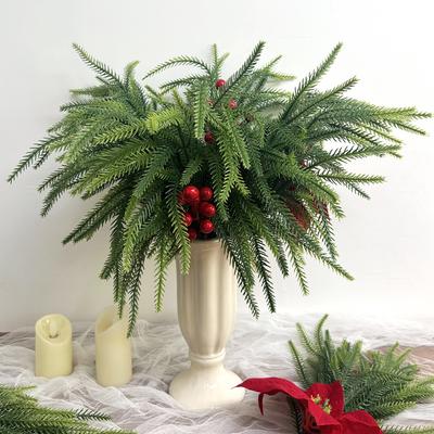 Artificial Norfolk Pine Needles Put A Bunch of New Year's Christmas Bonus Berries To Decorate Home Furnishings