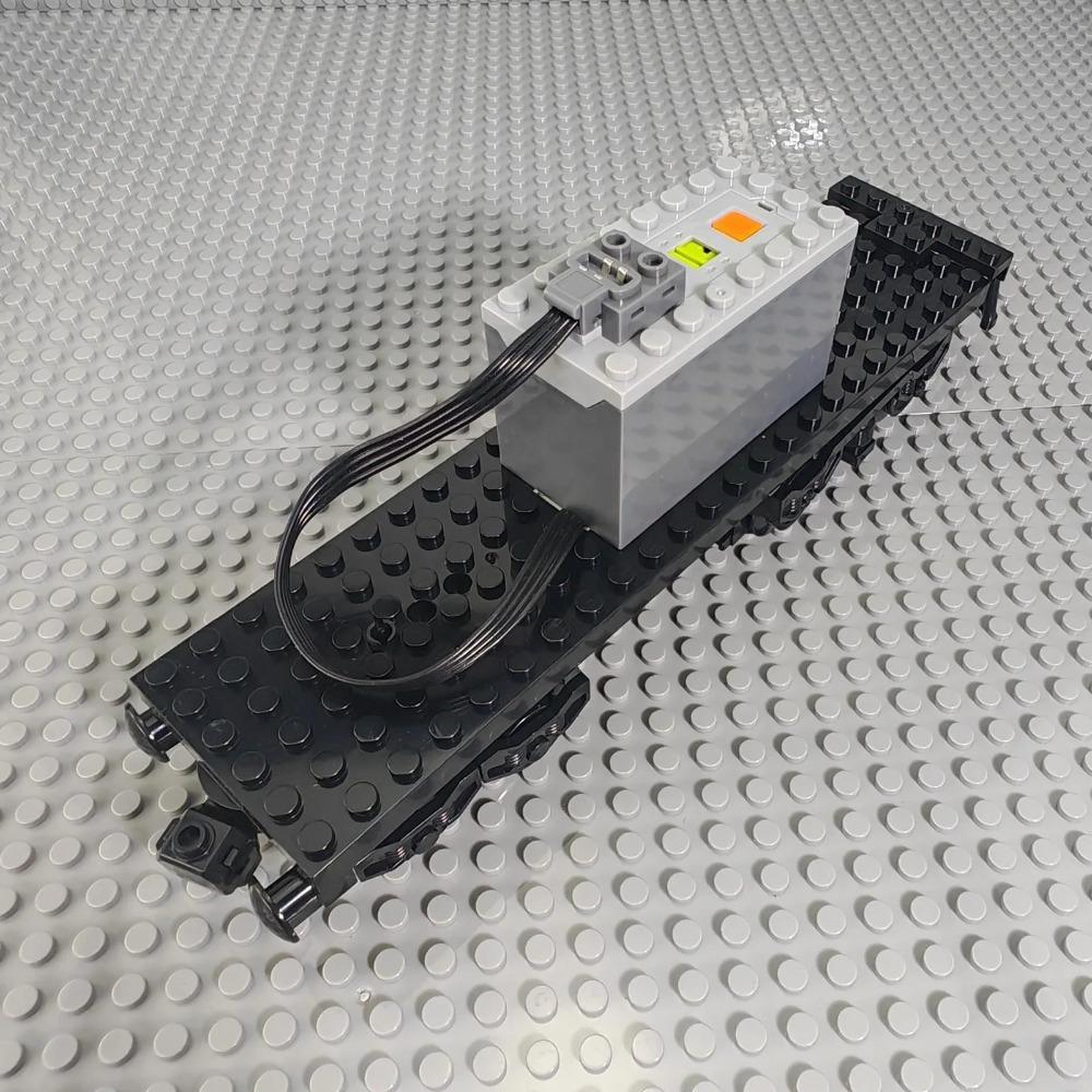 High-Tech MOC Train Motor Set 88002 Technical Building Block Train Carriage Base Tracks Power Functions Parts Kids Toys