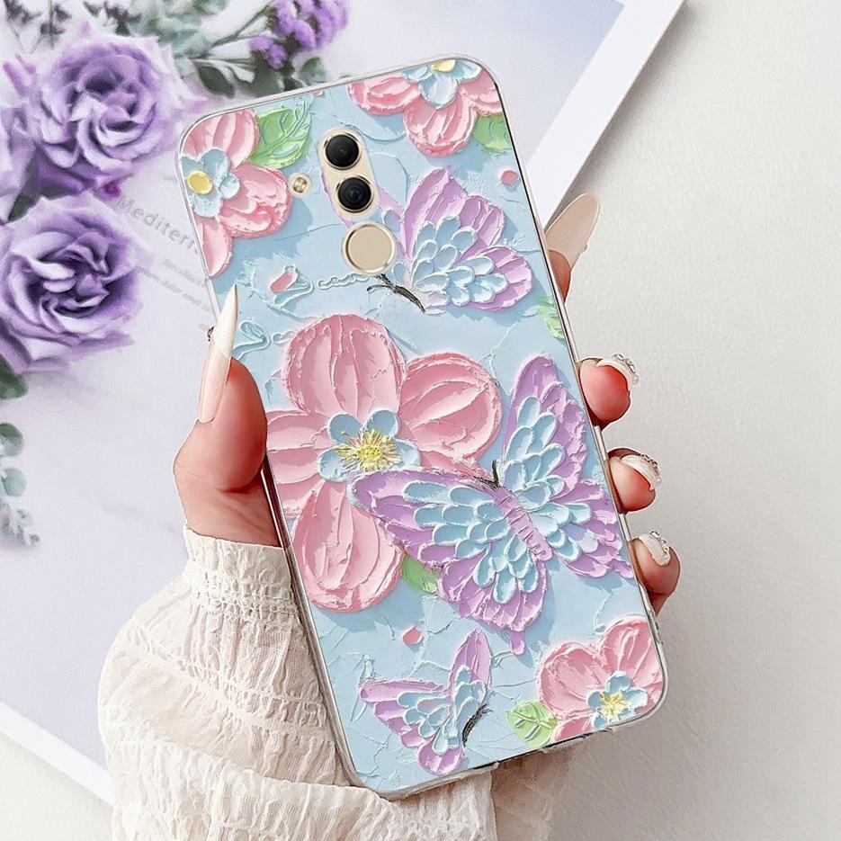 For Huawei Mate 20 Lite Case SNE-AL00 SNE-LX1 Popular Painted Cover Soft Slim Phone Case For Huawei Mate 20 Pro Mate20 Lite Bags