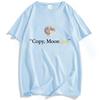 Copy Moon Joy T-shirt Fashion O-neck Men/Women Tshirts Streetwear Unisex Casual Short Sleeve Tees Summer Graphic Clothing