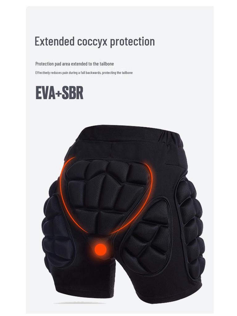 Ski and Skate Protective Hip, Butt, and Knee Pads for Men and Women - Winter Sports Anti-Fall Gear