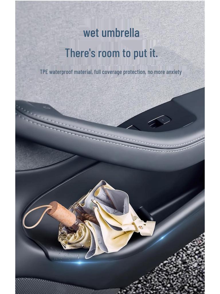 Tesla Model Y Facelift NAPA Auto-Türschlitz-Aufbewahrungsmatte - Dekoratives Zubehör