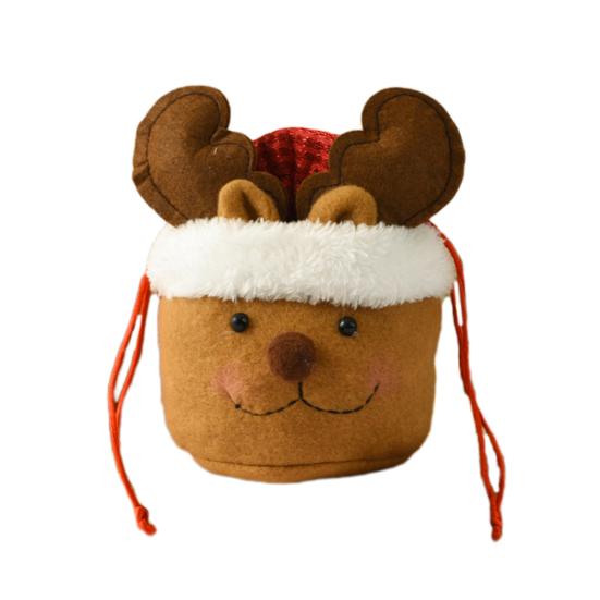 Christmas Candy Bag Reusable Christmas Treat Bag for Goodies Fruits Holiday Gift Storage Bags