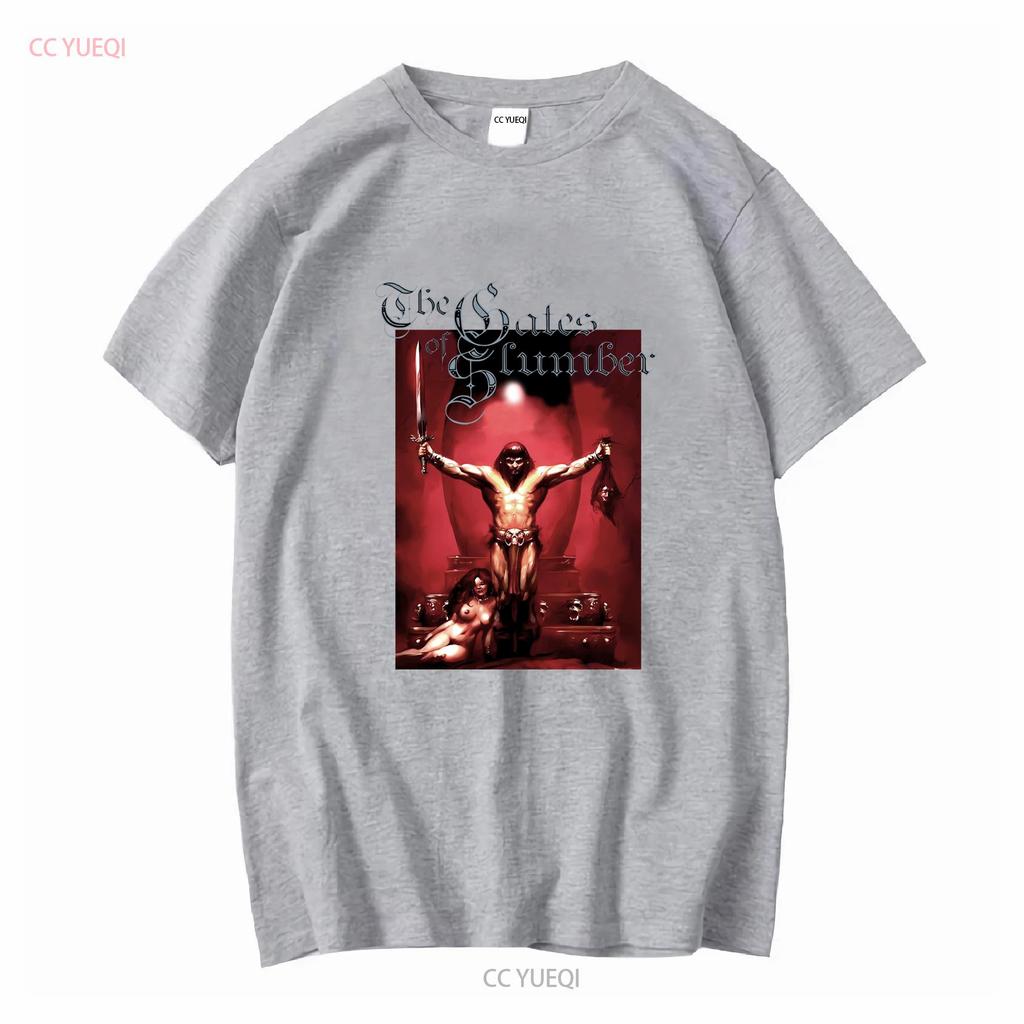 Gates of Slumber The Conqueror T shirt XL 110858 vintage Washed Casual Comfortable streetwear Breathable graphic Versatile Soft