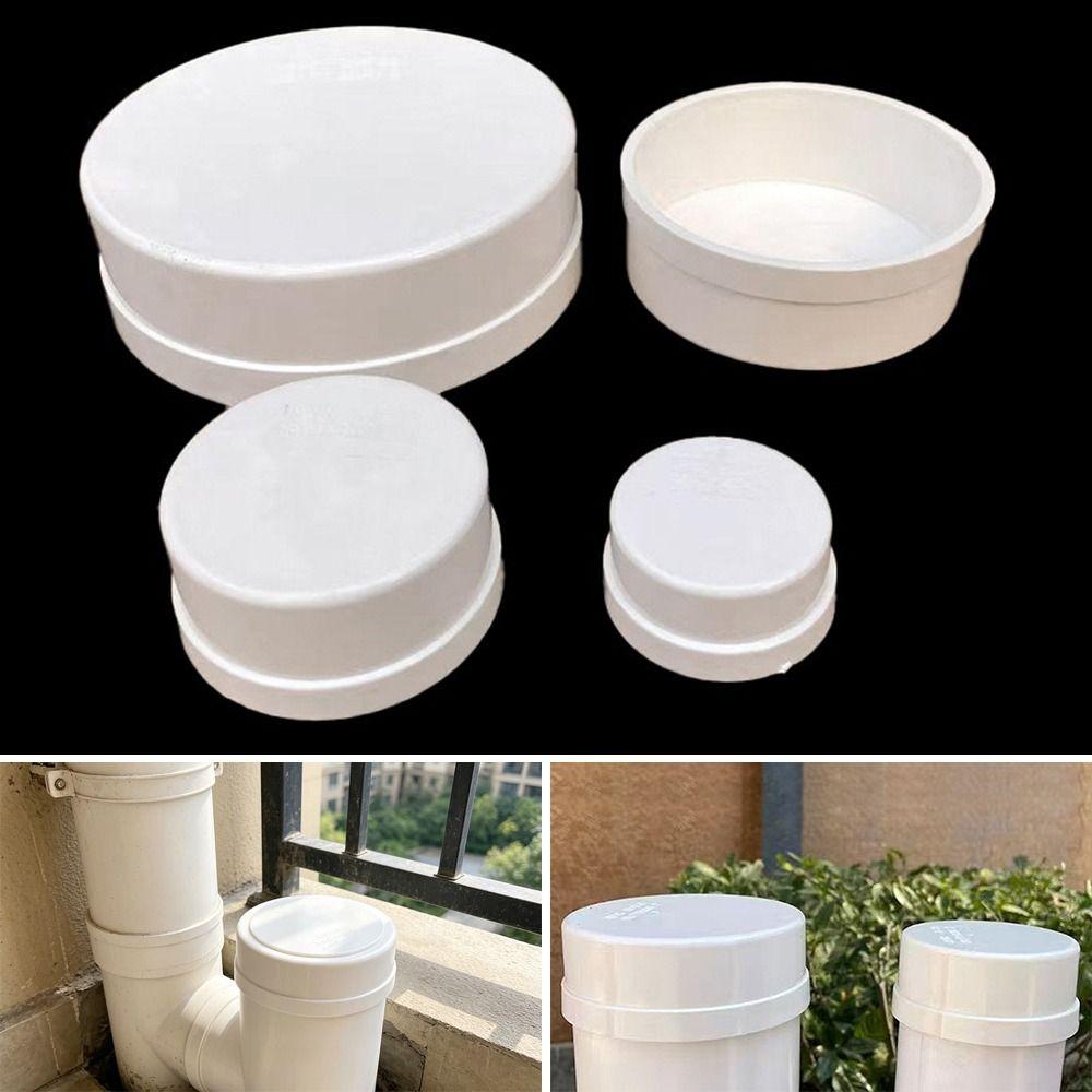 Plastic PVC Pipe Cap Insect Proof Sewer Pipe Cap Portable Tube Protective Cover Garden Irrigation