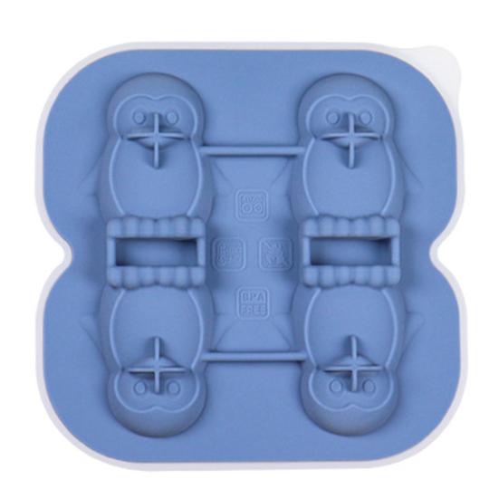 Penguin Shaped Ice Cube Trays 3D Ice Cube Mold Easy Release Slow Melting Ice Maker for Whiskey Cocktails Brandy Coffee