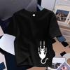 Arrival Women's T-shirts Cute Cat Print Short Sleeve Top Summer High Quality Pure  T-shirt Daily Casual Tees