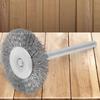 10 Pcs Polishing Brush Steel Wire Flat Type   Brush Hd(3*25mm)