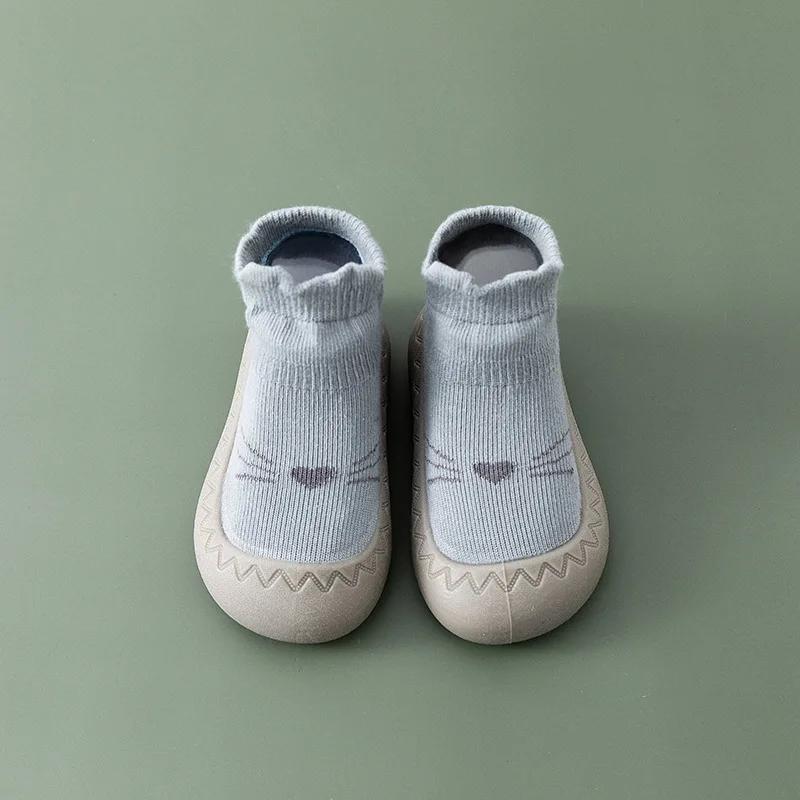 New Baby Socks Shoes Infant Color Matching Cute Kids Boys Shoes Doll Soft Soled Child Floor Sneaker First Walkers Toddler Girls