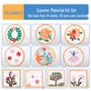 DIY Mosaic Coaster Craft Kit for Kids - Patchwork Creative Art