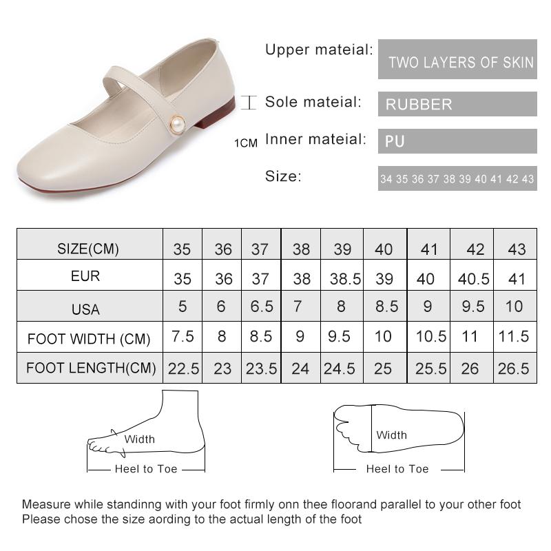 Mode AIYUQI Mary Jane Skor Kvinnor Fyrkantig Tå 2025 Nya Äkta Läder Mode Dams Vårskor Balett Vintage Dams Loafers