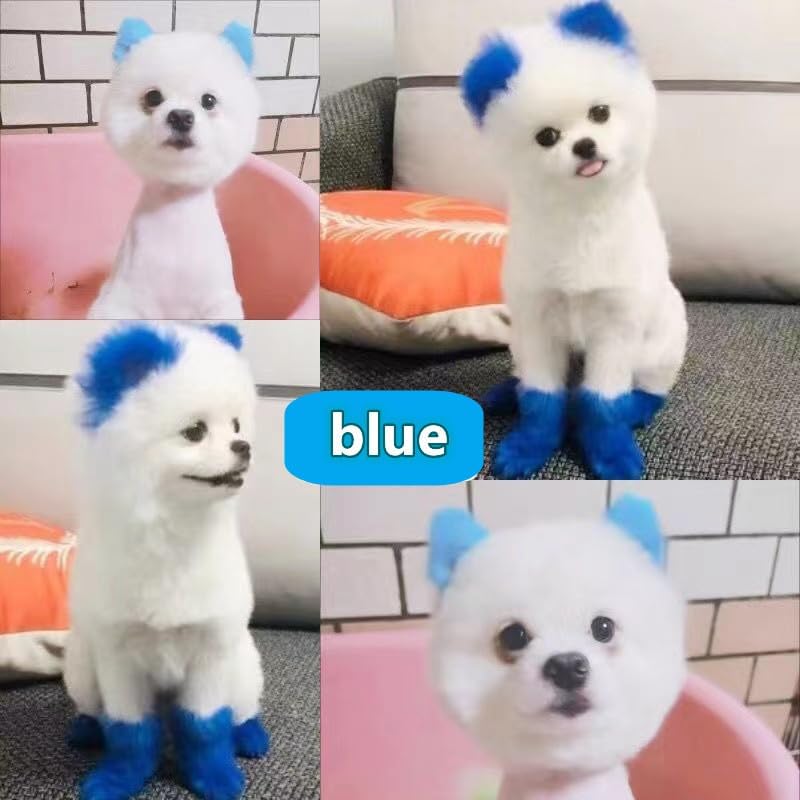 

Полуперманентная краска для шерсти собак, держится около 2 месяцев, 3 упаковки краски для шерсти питомцев, 3 основных цвета, доступны цвета для DIY, безопасная краска для шерсти питомцев,