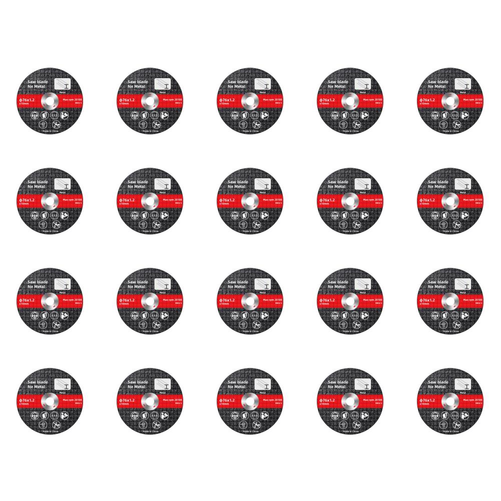 1-20pcs 76mm Cut Off Wheel Metal Cutting Discs 75mm Electric Wear Resistance Circle Wheels Blades for Angle Grinder Accessories