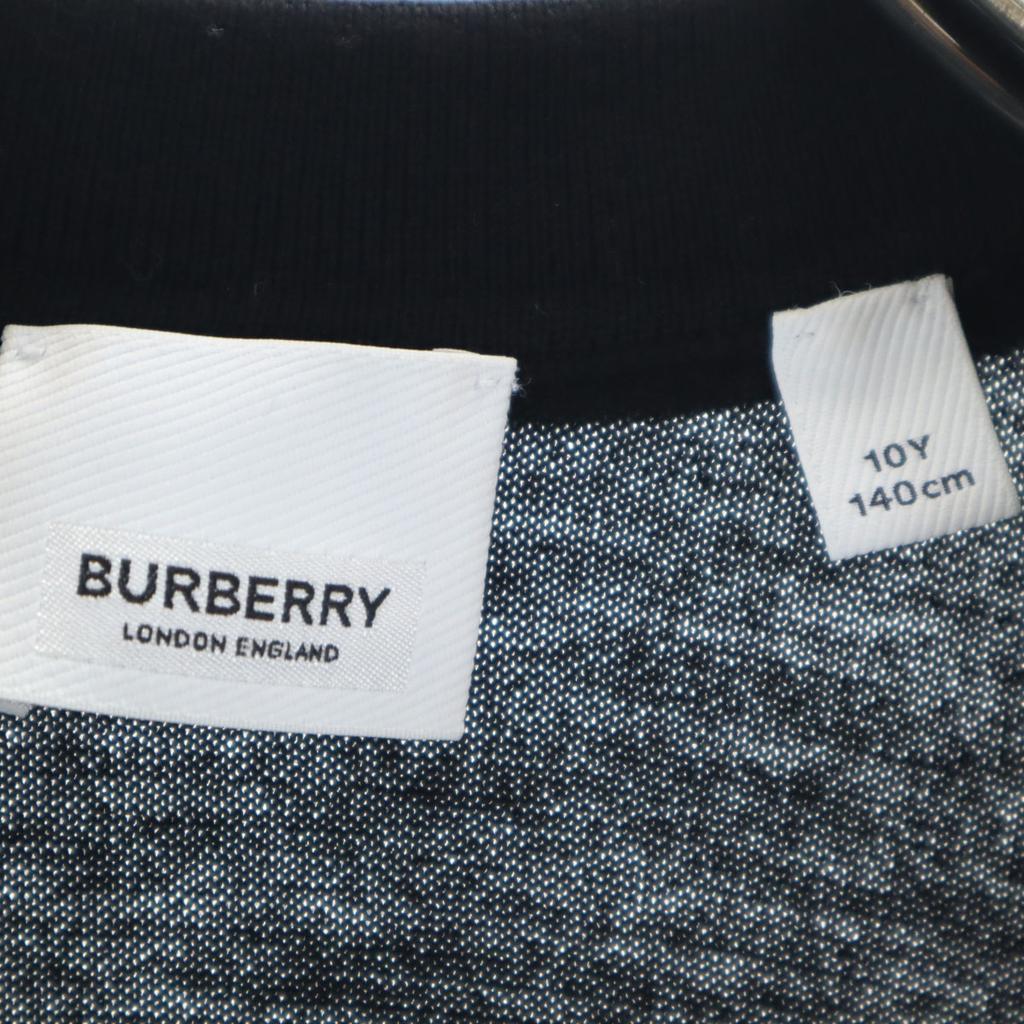 BURBERRY Merino wool Long sleeve knit cardigan 10Y black Kid's Used