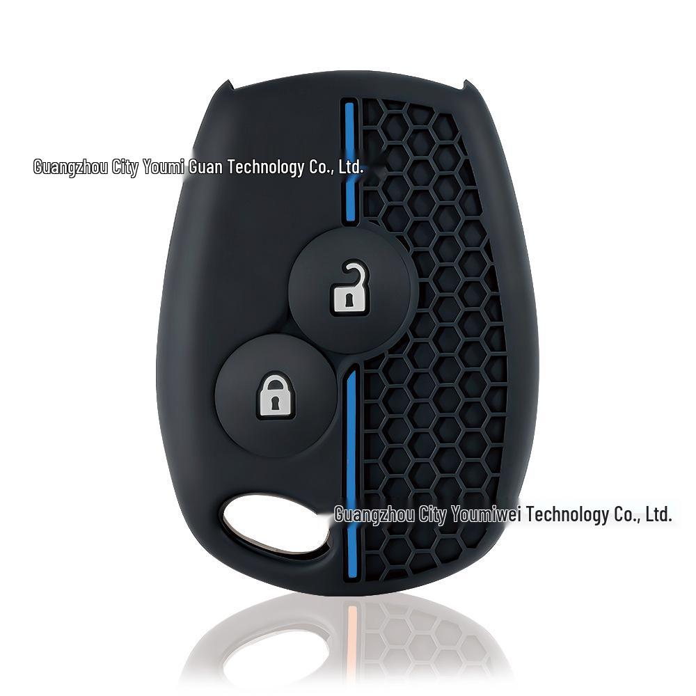 Renault Kadjar 2-Button Key Cover - Honeycomb Silicone (Compatible with Mercedes Smart Keys)