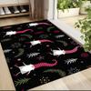 1Pc Holiday Gnomes Celebration Carpet Rug Soft Washable Antislip Home Living Room Sofa Mats Personalized Christmas Rug