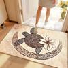 1 Stück Meereschildkrötenmuster Tür Willkommensmatte Rutschfest Bequem Geeignet für Schlafzimmer, Wohnzimmer Küche, Badezimmer Eingangsmatte