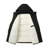 Winter Duck Down Coat Men Fleece Hooded Jacket Fashion Cotton Padded Jackets Winter Casual Puffer